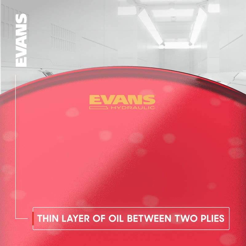 [AUSTRALIA] - Evans Drum Heads - Black Chrome Tom Drumhead, 16 Inch 16-Inch 