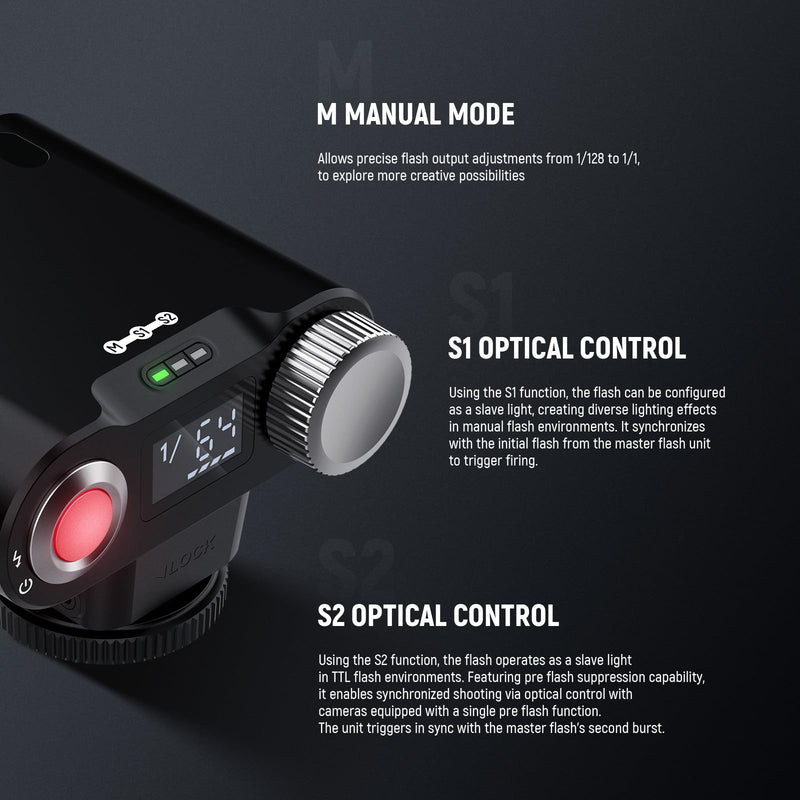 [AUSTRALIA] - NEEWER Z160 SE Camera Flash, 20Ws GN15 6000±200K Speedlight, Manual 1/1-1/128 Power & S1/S2 Mode 3.7V/1200mAh Battery 650 Full Power Studio Light, Compatible with Canon Nikon Sony Fuji Olympus Cameras 