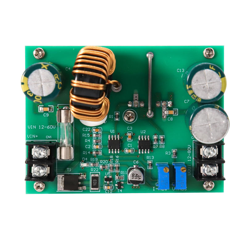 APKLVSR DC-DC 600W 10A Boost Converter Converter, 12-60V to 12-80V 600W DC-DC Converter Power Supply Step-up Converter Module Power Supply