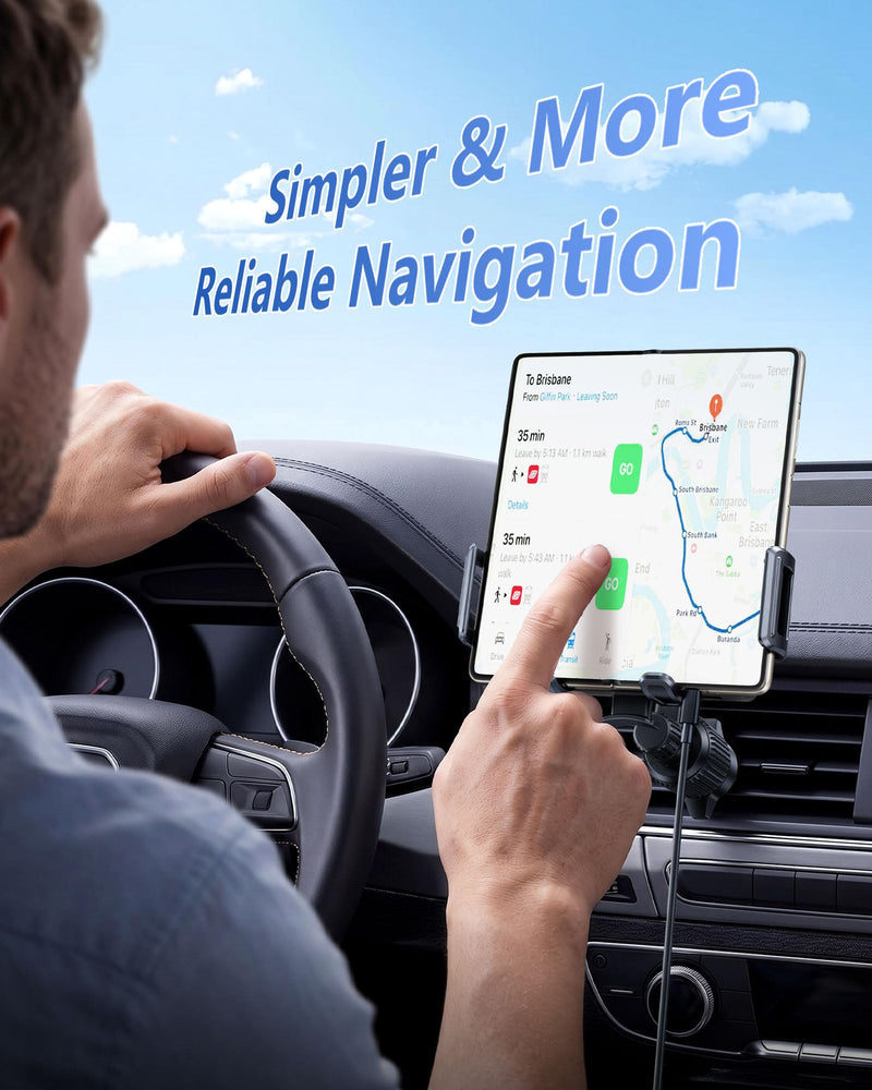 Car Mount for Samsung Galaxy Z Fold 8 Ultra 7 6 5 4 3 2 Phone Holder | Car Vent Phone Holder for Folding Screen Phones, 360°Adjustment for Samsung Google Pixel 10pro fold ipad mini 8.3-inch tablet