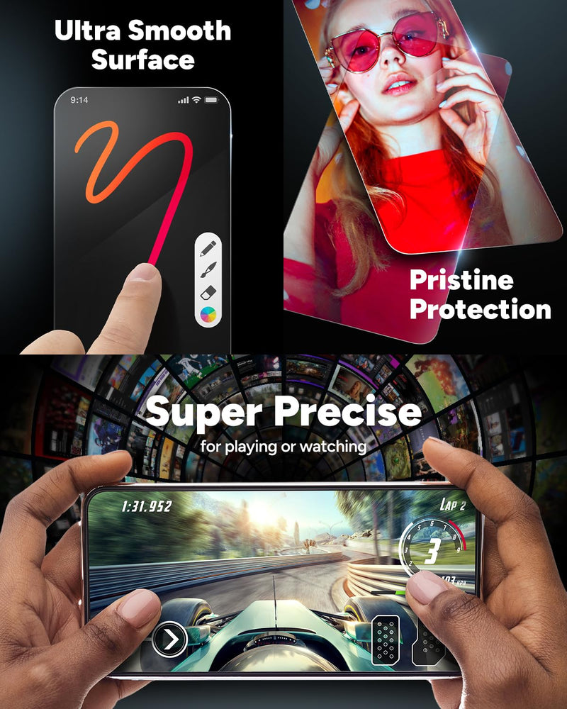 ZAGG InvisibleShield Fusion 360 Fitbit Ace LTE Screen Protector - All-Around Impact Protection with Flexible Hybrid Screen and Bezel Bumper Guard