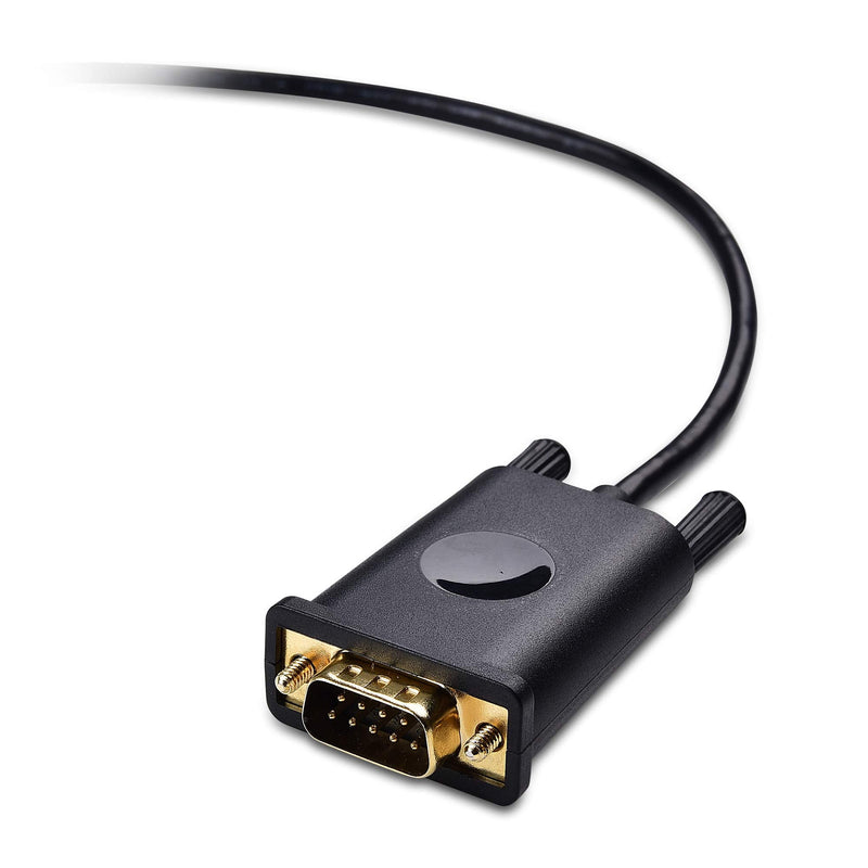 Cable Matters USB C to Serial Adapter Cable (USB-C to Serial, USB C to DB9, USB C to RS232) 3 ft - Thunderbolt 4 / USB4 / Thunderbolt 3 Port Compatible with Dell XPS 13, 15, Surface Pro and More