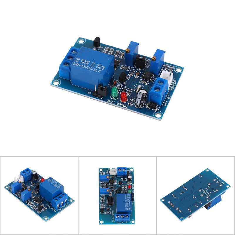 BuyWeek Photoresistor Relay Module, DC 12 V Light Detection Sensor, Light Control Switch, Light Sensitive Sensor, Adjustable Delay, Photoresistor Relay Module, Light Sensor (DC 12 V)