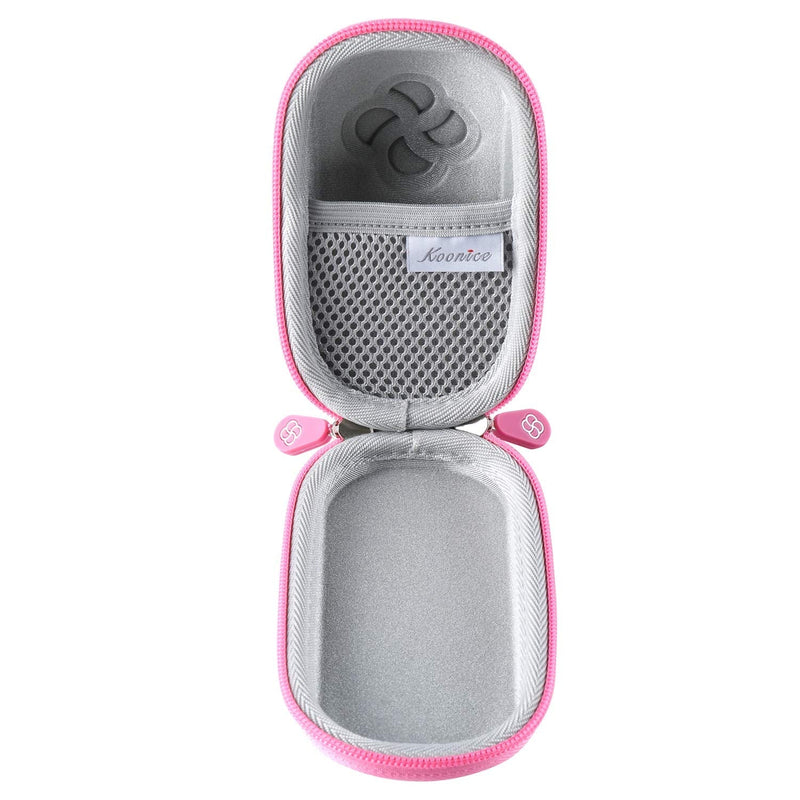 Koonice Hard Case Compatible for Apple Magic Mouse (I and II 2nd Gen) Including Carabiner (Pink) Pink