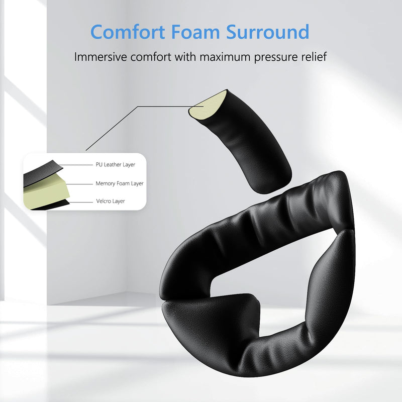 Upgraded Head Strap Compatible with 2023 Oculus Quest 3, Elite Strap for Meta Quest 3, One Click Stretch and Retract Design, VR Headset Accessories Enhanced Comfort Headstrap Replacement, White