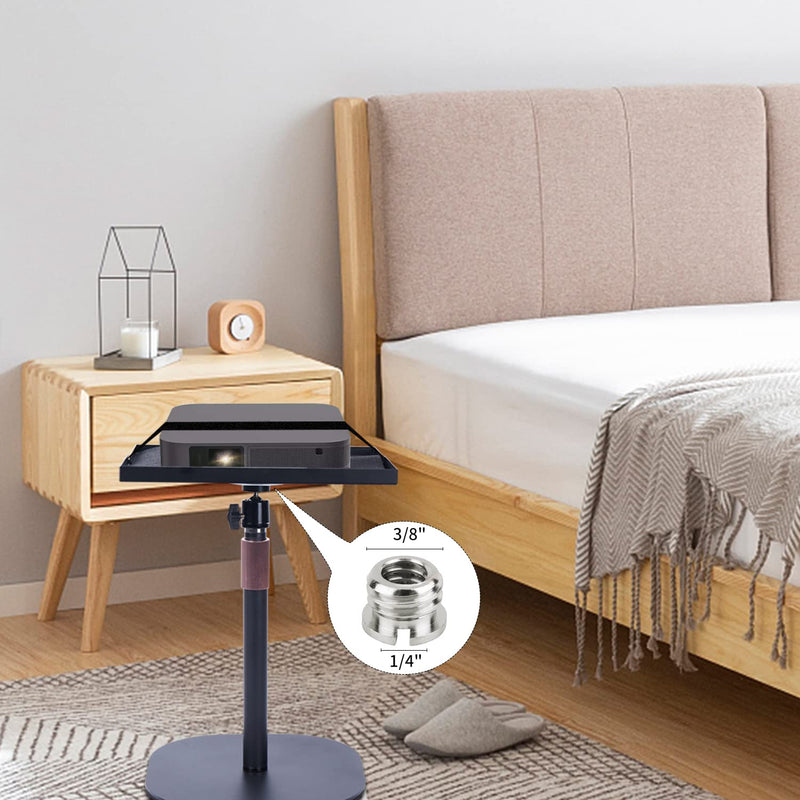 Projector Tray - Platform Holder for 1/4" to 3/8" Screw Tripod Stand Mount