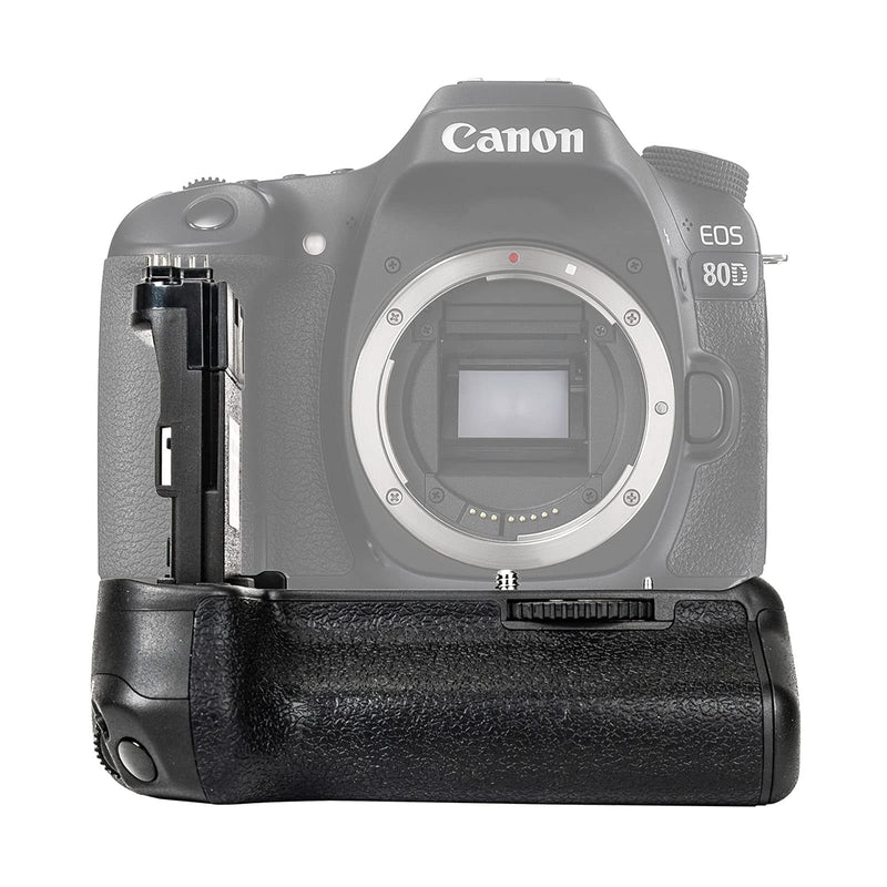 [AUSTRALIA] - BG-E14 Battery Grip for Canon EOS 70D/80D/90D DSLR Camera,Which Can Be Bsed with Replace 2 Canon E6 or 6 AA Rechargeable Lithium-ion Batteries. 
