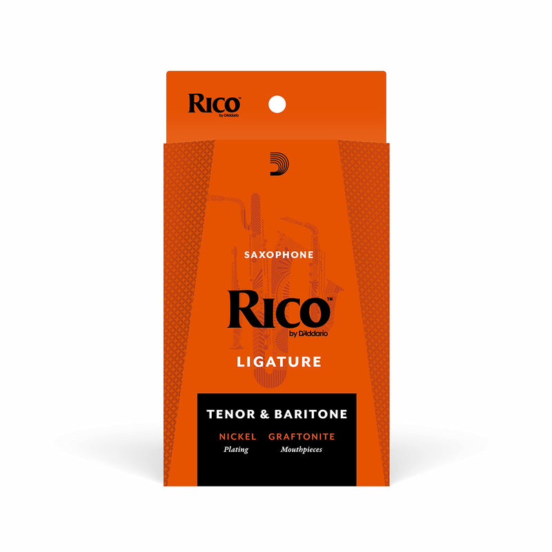 Rico Ligature, Baritone Sax, Nickel Plated Ligature Only Tenor/Baritone Sax