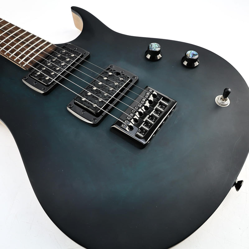 [AUSTRALIA] - Zinc Alloy 6 String Guitar Fixed Bridge 10.5mm（13/32") Electric Guitar Hardtail Bridge Compatible with Fender Strat Telecaster Style 6-String Electric Guitar Replacement Parts（Conductive Black） 