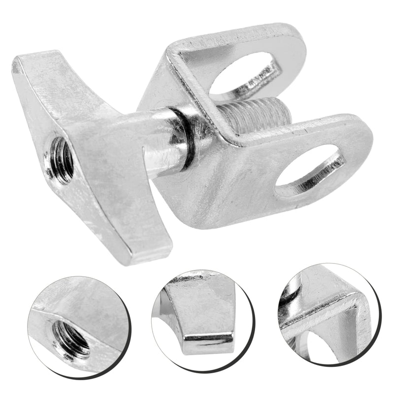 Cowbell Clip Hardware Brackets Metal Bracket Moon Gels for Drums Drum Set Cowbell Clip Cowbell Mounting Clamp Cowbell Accessories Drum Music Instrument Part Metal Cowbell Clip