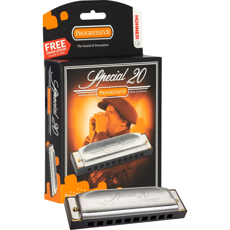[AUSTRALIA] - Hohner Accordions Hohner Harmonica 560PBX Special 20 Harmonica, Key of B, Stainless steel (560PBX-Bn) 