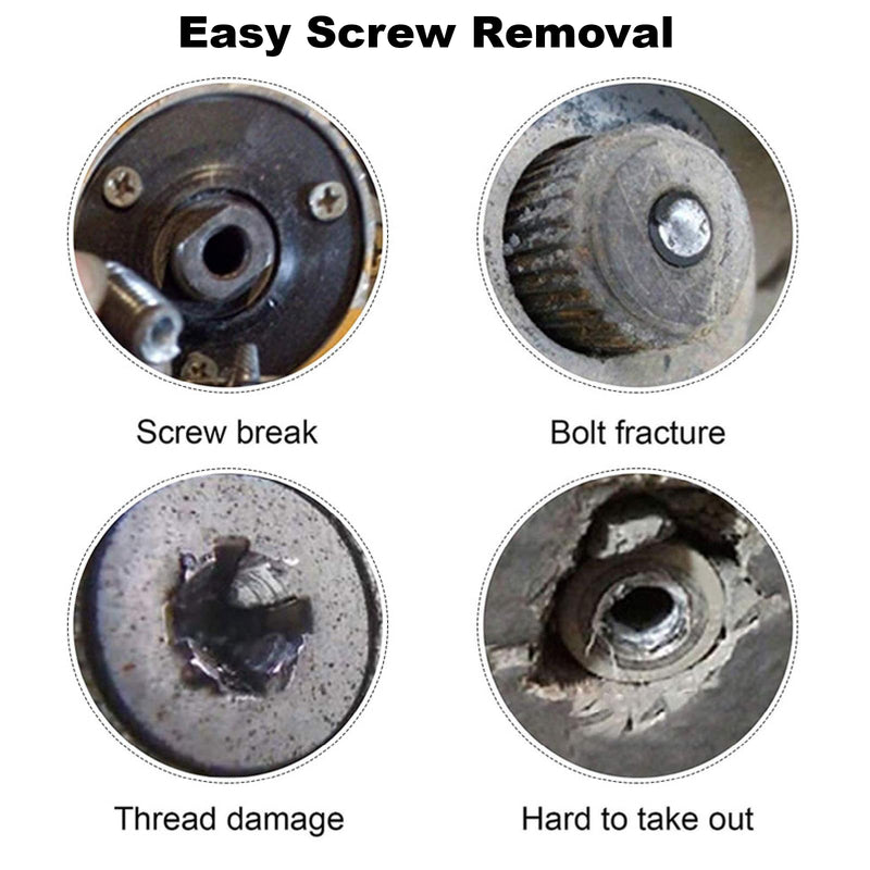 [AUSTRALIA] - Xiciki Screw Extractor Set for Damaged Screws 2-12 mm Left Extractor Set with Drills, Extractors, Bit Extension Set of 22 