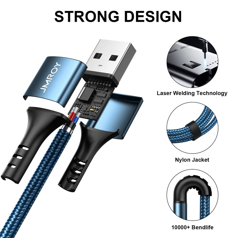 USB C Cable 3.1A Fast Charging Cable Type C Charging Cable for Samsung Galaxy A51 A50 A41 A40 A71 A21s A20 A20e S8 S9 S10 S20 fe, Note 10 9 8, Huawei P40 P30. P20 P10 P9 (1M) 1m gray