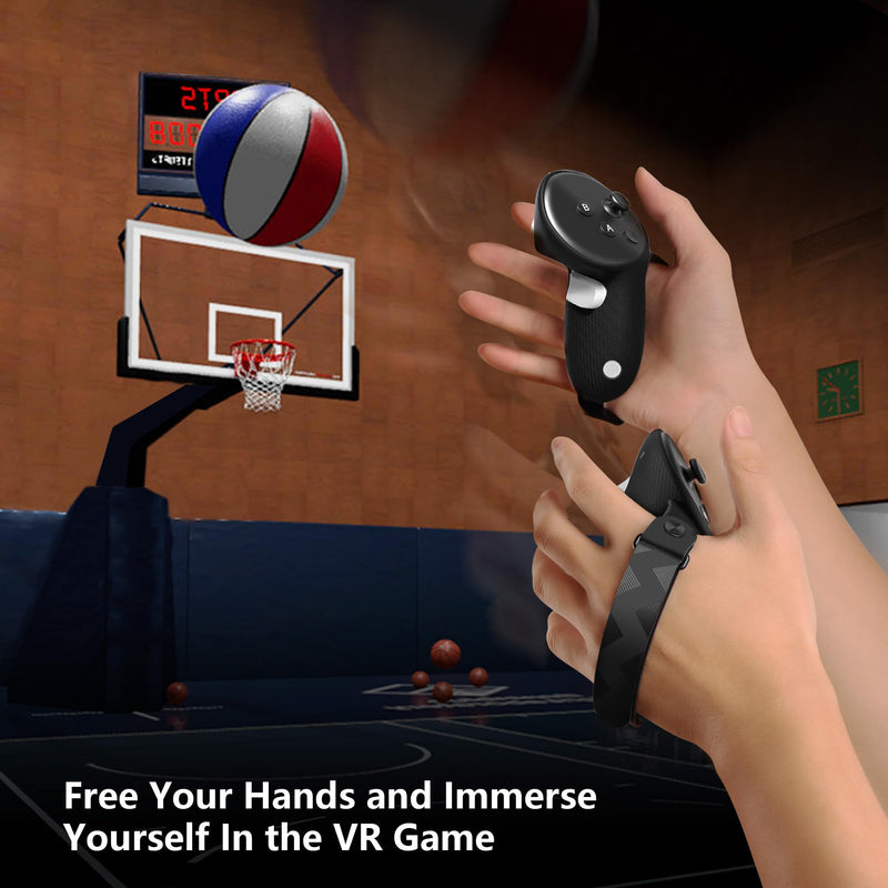 AMVR Handle Attachments and Upgraded Controller Grips Cover Compatible with Meta/Oculus Quest 3 Controller Accessories(Not for Charging Dock)