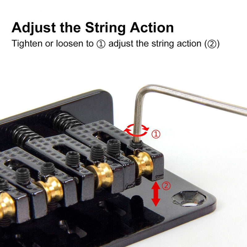 [AUSTRALIA] - MEELYHOMEZQA 4 String Cigar Box Guitar Bridge, Electric Guitar Bridge Tailpiece Top Load Fixed Hardtail Saddle Cigar Box Guitar Parts, Silver 