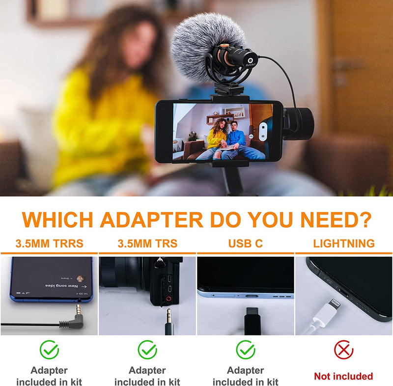 COMICA VM10 PRO Universal Video Microphone - Adjustable Gain, USB C Digital Output, Monitoring - Shotgun Mic for Camera, Smartphone, Tablet, PC - Ideal for Vlogging, Live Streaming, and Recording