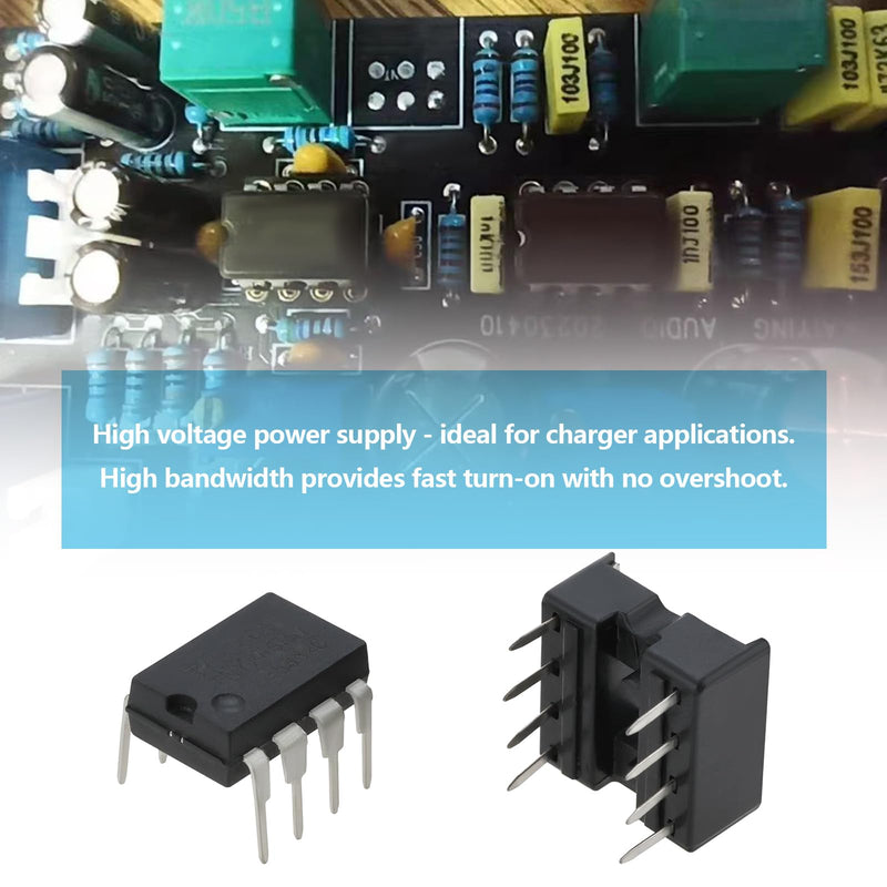 OTOTEC 2 Sets 7 Pin TNY266PN Chip / 47 Ohm Resistor 3 Watt/Socket 2 Each For Repairing Dishwashers, Washing Machines And Tumble Dryers