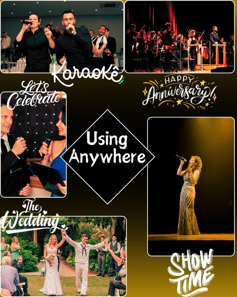Glittering Rhinestone Wireless Microphone Cover Decorate for Universal Handheld Beta 58a, SM58, Beta87, PG58, Eyes Catching for Event, Yellow