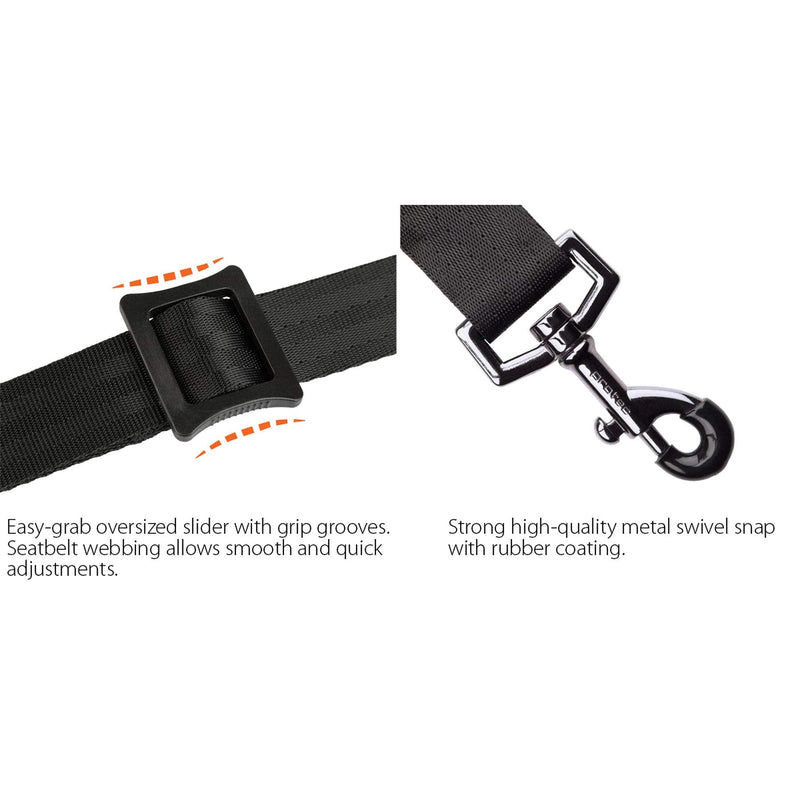 Protec NLS305M 24-Inch Ballistic Neoprene Less-Stress Saxophone Neck Strap with Coated Metal Hook,Black 24-Inch (Tall) Black