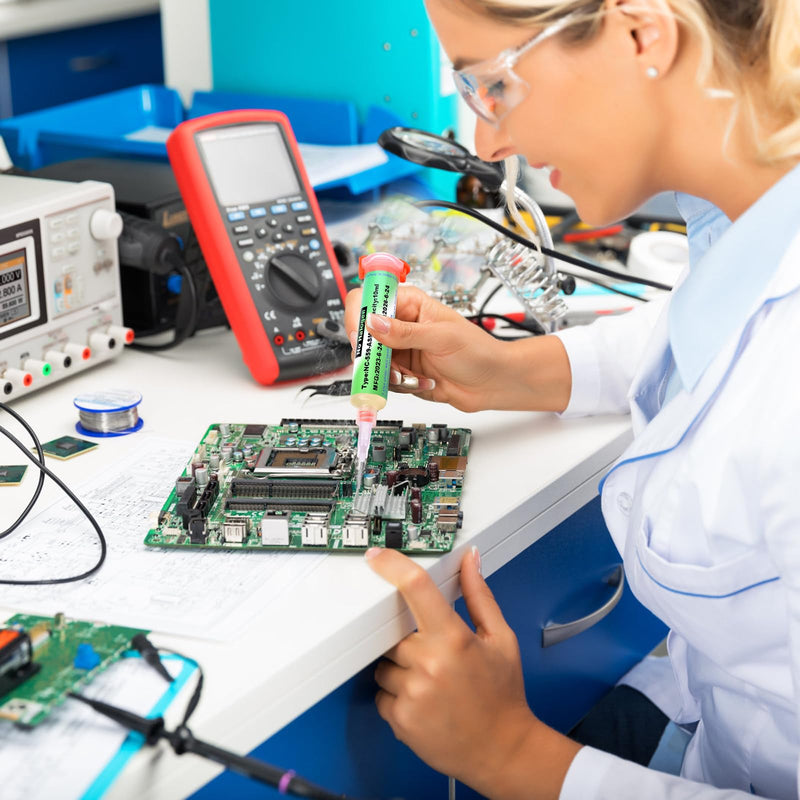 Flux Soldering Flux 20 ml, Flux Solder Paste Flux SMD Electronic Solder Flux Solder Paste Grease Flux Paste Solder Grease Flux Pastes for BGA Reflow, CPU/PCB/SMD/IC Solder