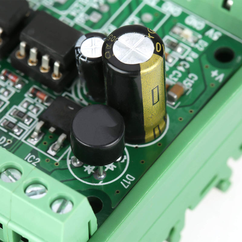 [AUSTRALIA] - Voltage Level Converter 8-5V24V-D 8-Channel NPN/PNP to NPN 5V/24V Mutual Conversion SquareWave Conversion Module Level Converter 10MHZ Level Conversion Board 