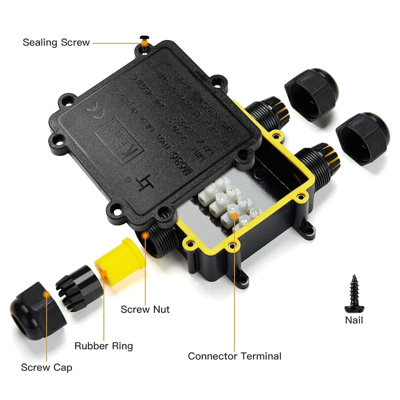 Hausprofi Junction Box 3 Wege