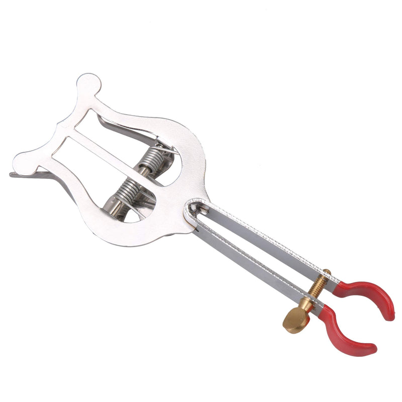 [AUSTRALIA] - Silver Lyre for Trumpet with Plating for Musical Accssories Marching Clamp-on for Instrument Parts 