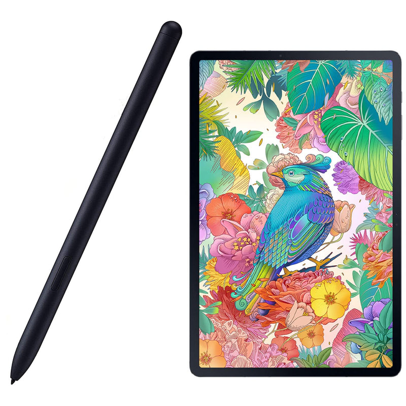Galaxy Tab S7 Pen Replacement Pointer Stylus Pen for Samsung Galaxy Tab S7,Tab S7+ Plus,Tab S7 FE S Pen Stylus+ Tips/Nibs (Black Pen)
