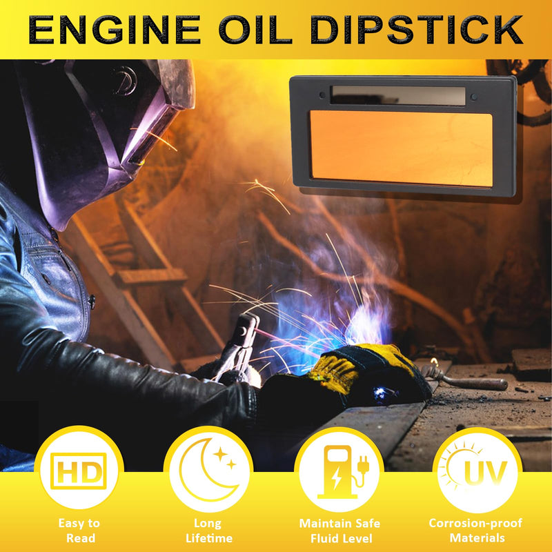 Auto Darkening Welding Lens, Shade 10 True Color Welding Lens Gold 2x4 1/4 Welding Lense for Sugar Scoop Welding Hood or Pancake Welding Hood