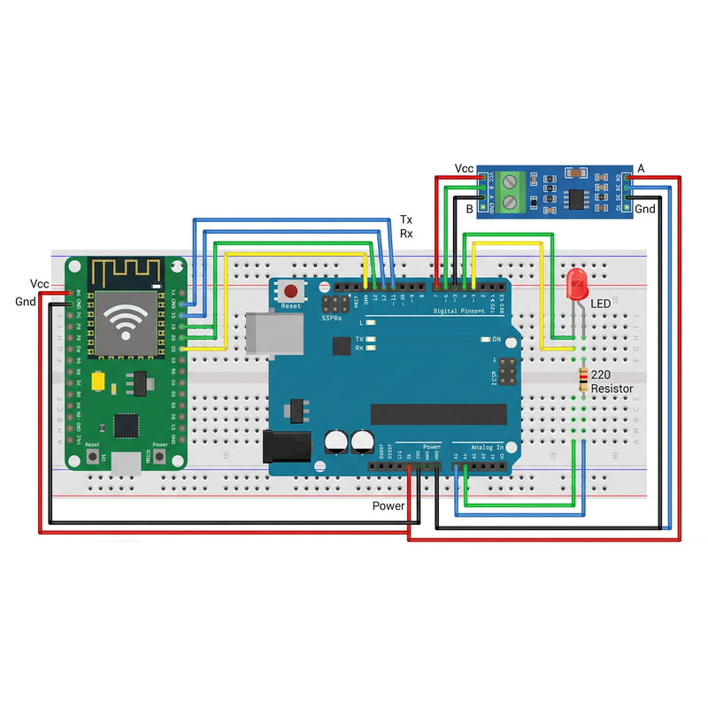 10PCS RS-485 Communication Transceiver MAX485 RS485 Transceiver Module | 5V Development Accessories, Board TTL UART Serial to RS-485 Instrument Interface Module, for Industrial-Control