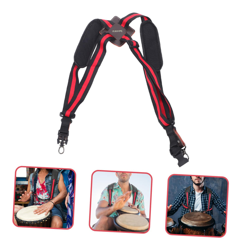 African Drum Backpack Hand Drum Belt Drum Strap Djembe Straps Adjustable Drum Strap Percussion Instruments Belt Djembe Belt Sling Child Quick Loading Polyester