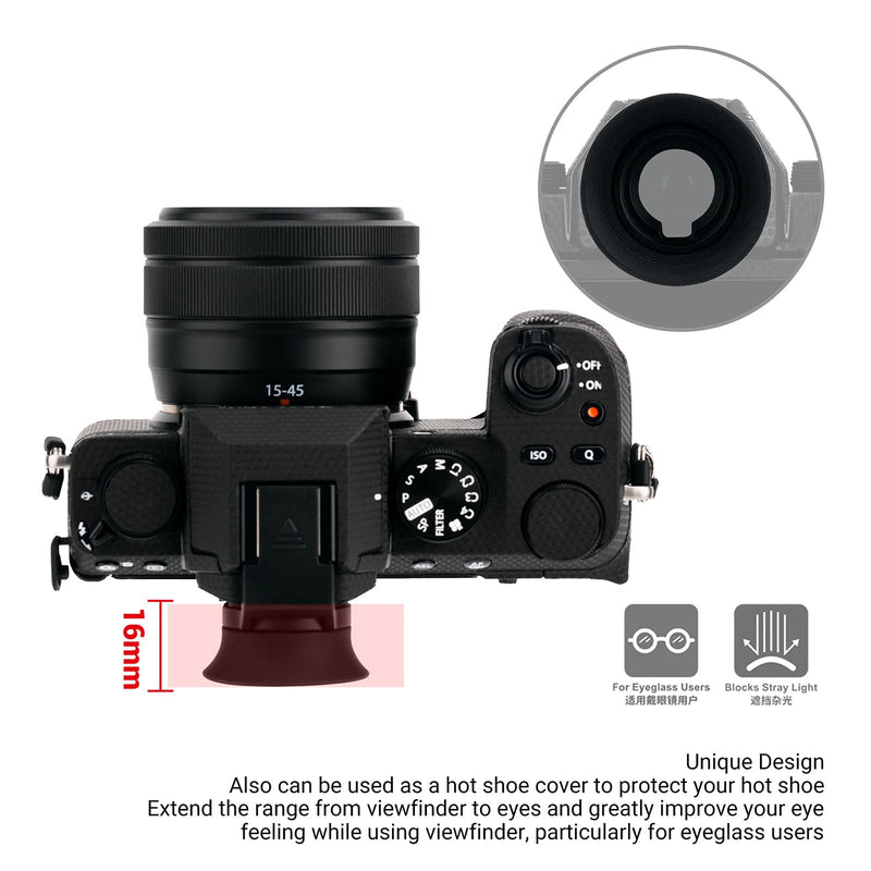 Soft Silicon Camera Viewfinder Eyecup Eyeshade for Fuji Fujifilm X-S20 X-S10 XS10 X-T200 XT200 Eyepiece Eye Cup Protector for X-S20 X-S10 X-T200