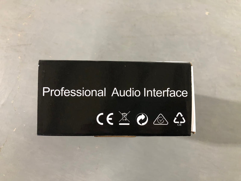 Depusheng RX2 usb audio interface computer recording sound card, home studio audio interface, can connect 48V condenser microphone, guitar recording