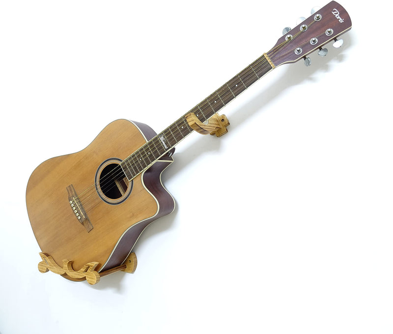 Guitar Wall Holder,Guitar Holder Wall Mount,Guitar Stand Horizontal,Guitar Hanger Tilt Your Guitar,Ukulele, Bass, Electric Guitar at a Slanted Angle with Beauty.