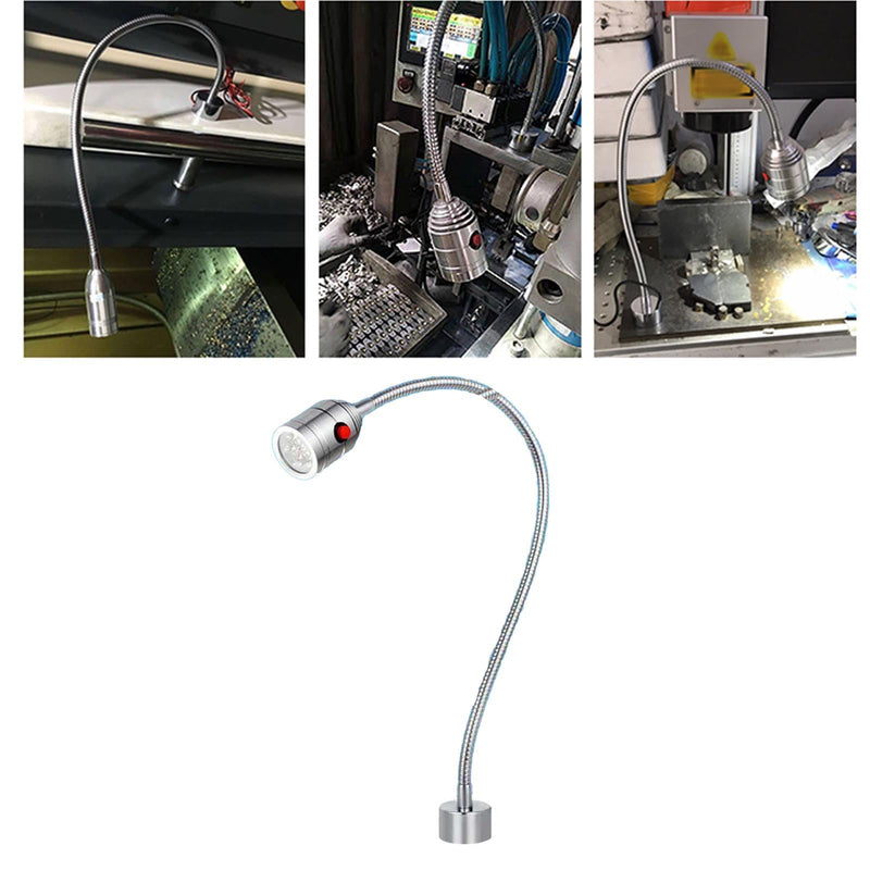 Gooseneck Magnetic Lamp Gooseneck LED Work Light 5W 24V Tube Length 500MM Magnetic Base Tool Lamp for Workbench Repair