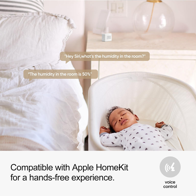 [AUSTRALIA] - Smart Motion Sensor, Wireless Hygrometer, Thermometer, Works with Apple HomeKit, Smart Home Automation, PIR Motion Detector-Thread ((iOS 17.4 and Above is Required) white 