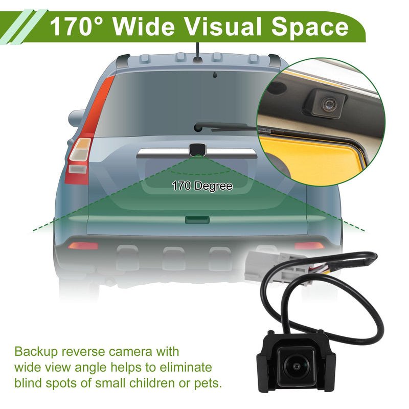 Car Park Assist Camera Rear View Backup Reverse Camera for Buick Enclave 09-17 for GMC Acadia 09-16 No.22885399/22765350/25885449/25885450/PAC120 1 Pc