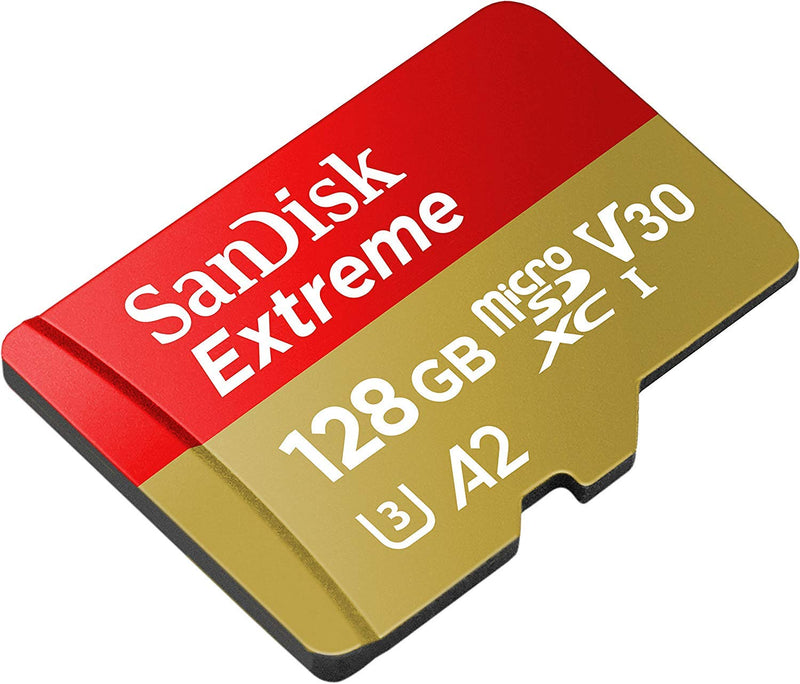 SanDisk 128GB Memory Card Extreme Works with Gopro Hero 7 Black, Silver, Hero7 White UHS-1 U3 A2 Micro SDXC Bundle with Everything But Stromboli 3.0 Micro/SD Card Reader
