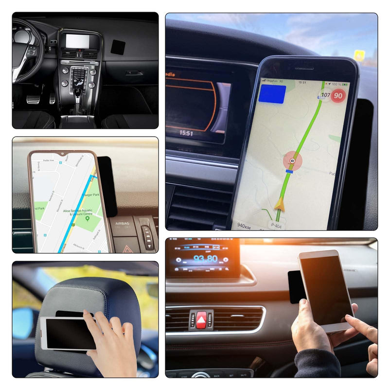 10Pcs Sticky Gel Pads for Car Dashboard Anti-Slip Double Sided Gripping Pads Removable Traceless Gripping Pad Washable Reusable Anti Slip Pad for Car Dashboard Office Home