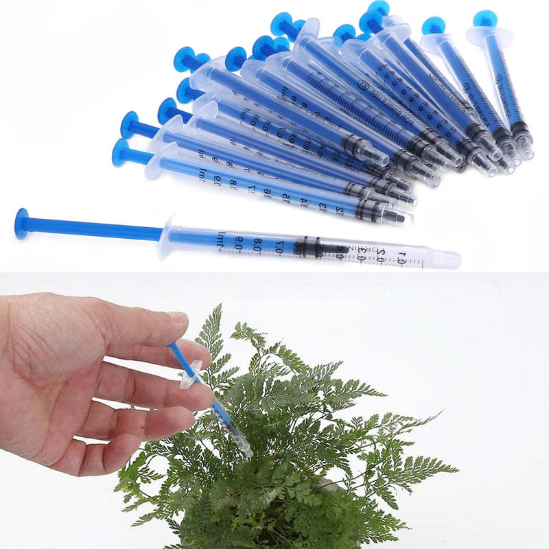 Pack of 18 1 ml Syringes, Plastic Syringes with Caps, Oil Dispensing Syringes, No Needle, Colostrum Syringe, Sterile Individual Packaging for Liquid Measurement of Pets, Scientific Laboratories 18 pieces, 1 ml