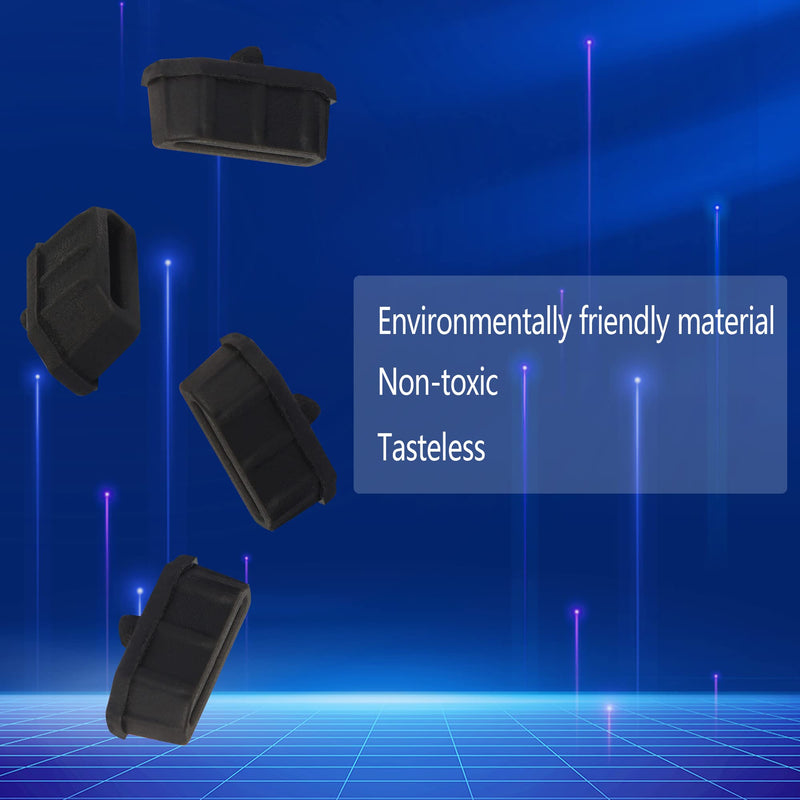 [AUSTRALIA] - GINTOOYUN 50pcs HDMI Anti Dust Cap Cover Plugs HDMI Female Dustproof Plug Soft Silicone Protector for TV,Computers,etc. 