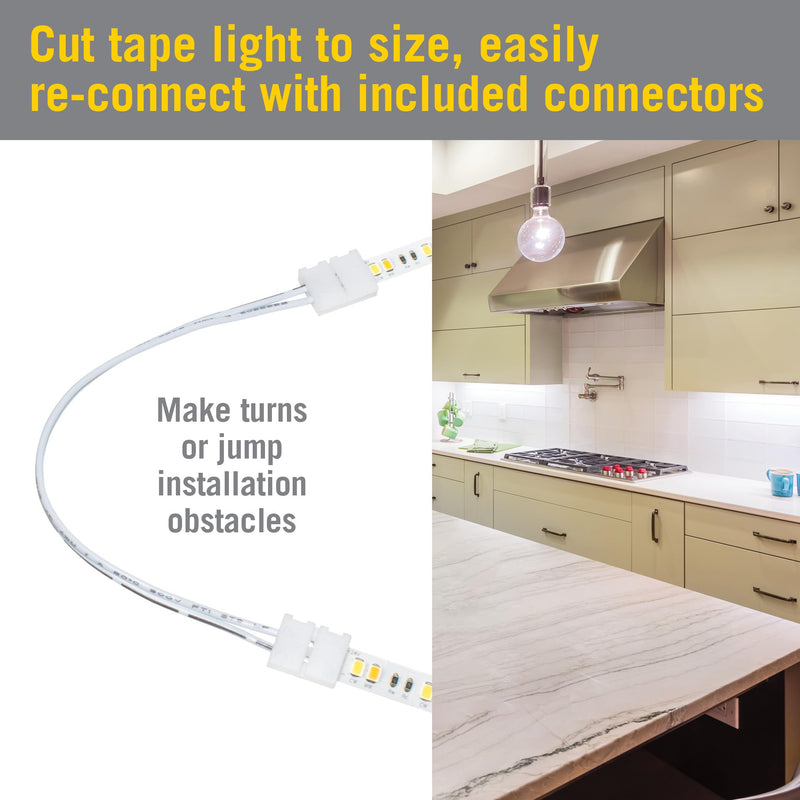 Armacost Lighting 421501 Ribbon Flex Home Tunable White LED Tape Light Kit with Remote, 16 ft 2700K-5000K (Tunable)