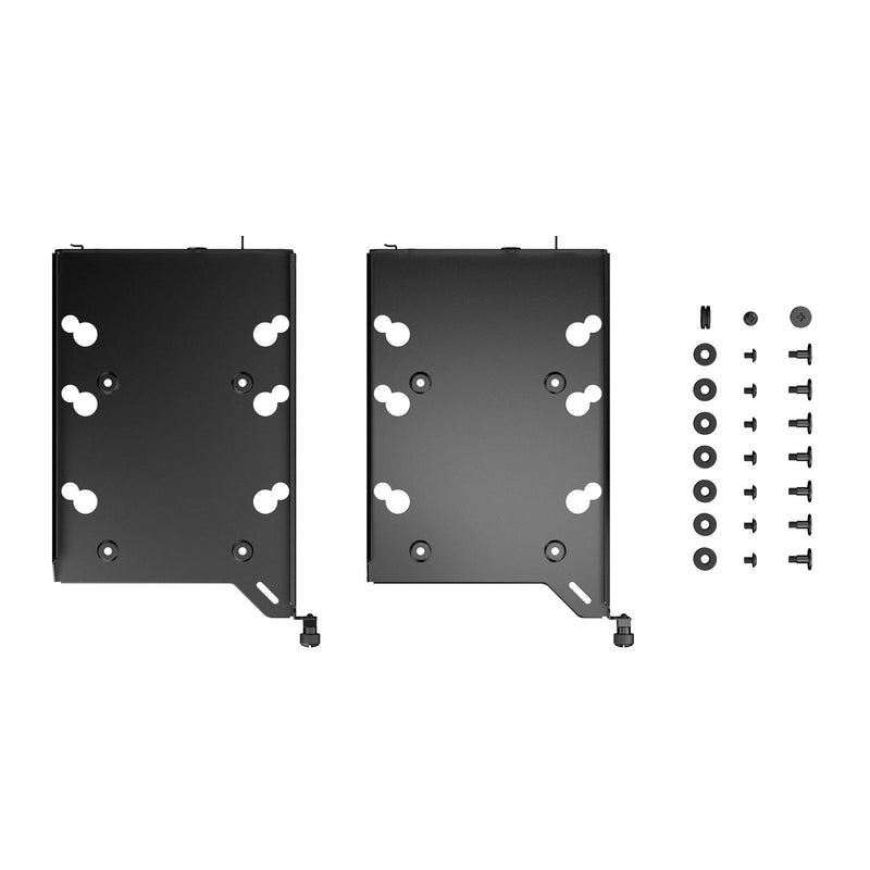 Fractal Design Hard Drive Tray Kit – Type B for Define 7 and Meshify 2 Series - Black (2-Pack)