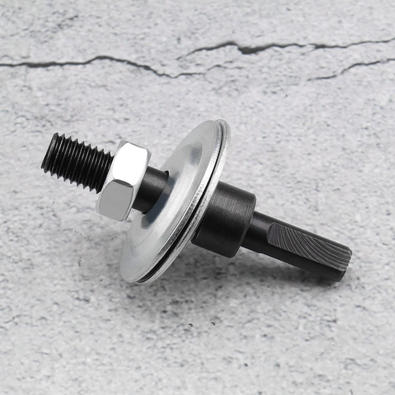 OTOTEC 2 Sätze Bohrdorn-Adapter-Kit Polierscheiben-Adapter für Schleifscheibe Faserscheibe Wollscheibe Stoffscheibe Umwandlungsstange Gewindedurchmesser 9,9 Mm