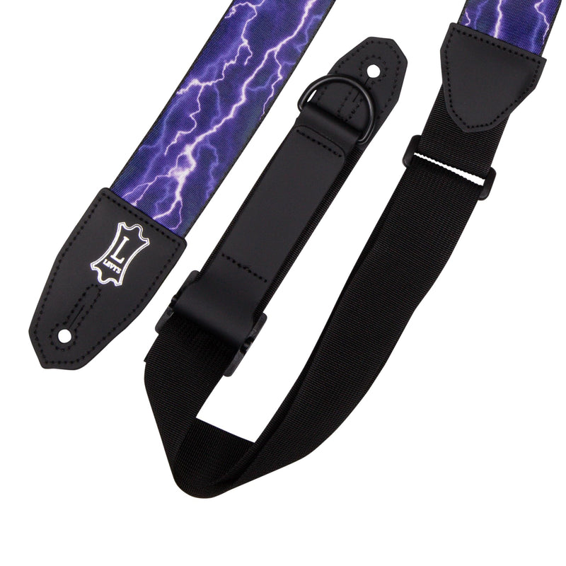 Levy's Leathers Ergonomic Right Height Straps Lightning Bolt