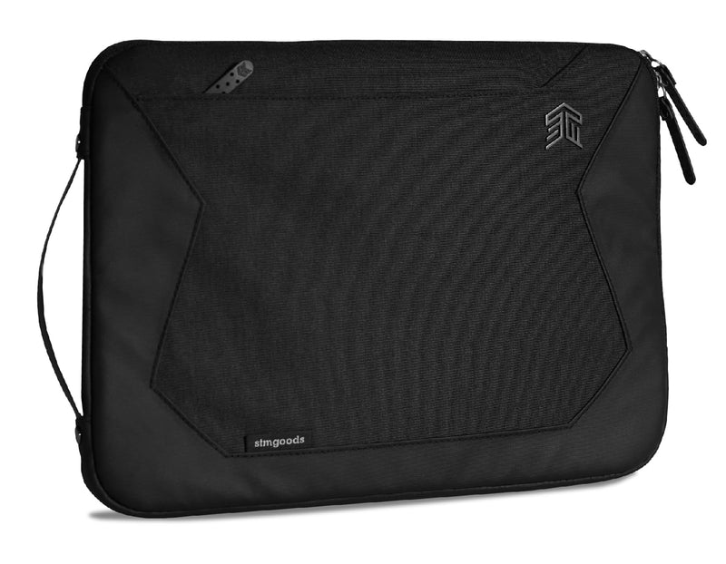 STM Myth Fleece-Lined Laptop Sleeve with Removable Strap for 13" Laptop - Black (stm-114-184M-05) 13-Inch