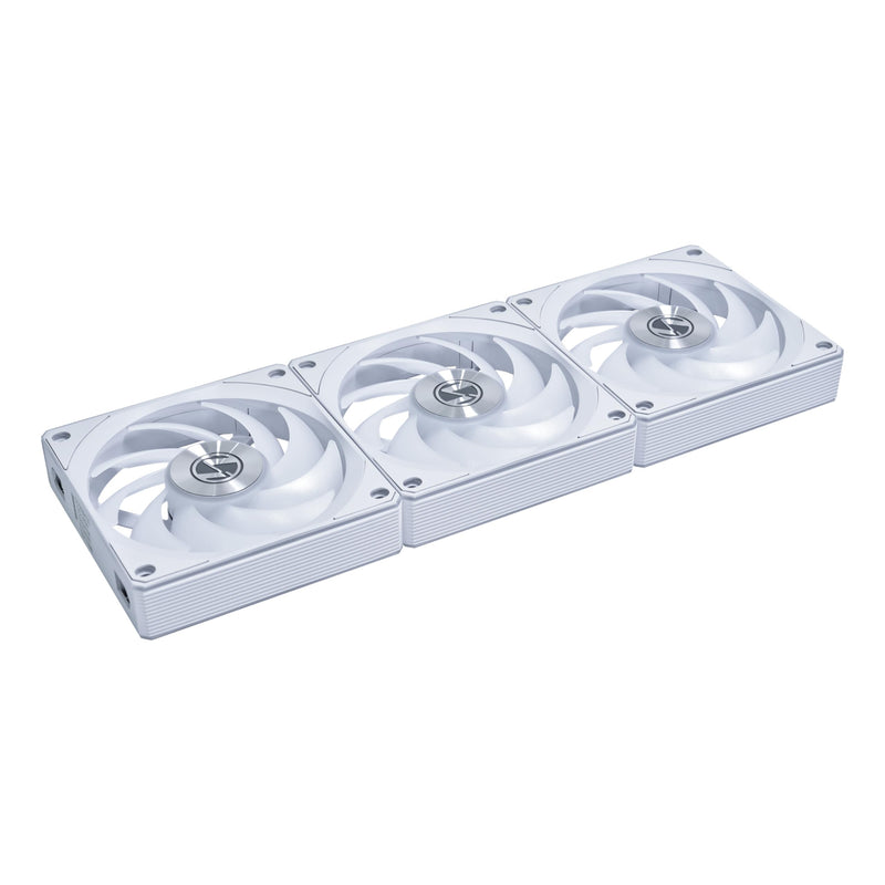 Lian Li UNI Fan CL Flex 120, Reverse Blade ARGB, 3 Pack, White | Controller Included, White (12RCL1F3W) 3 x 120mm