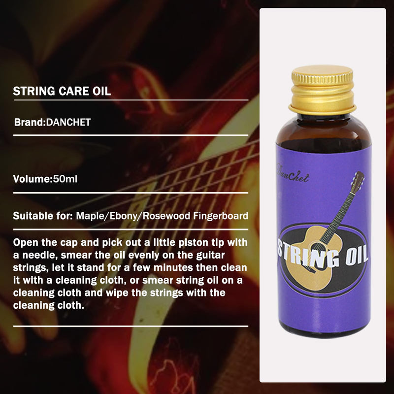 String Oil, Musical Instrument String Oil, Guitar String Care/Cleaning/Polishing Accessories, Lubricant for Guitar, Ukulele - Musical Instrument Accessories