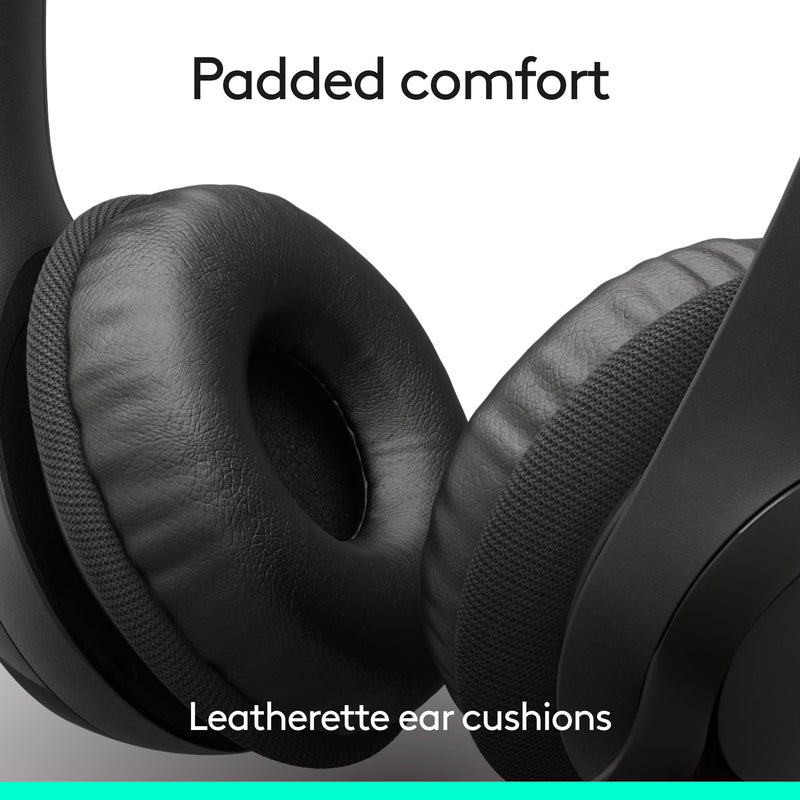 [AUSTRALIA] - Logitech H391 Wired Headset for PC/Laptop, Stereo Headphones with Noise Canceling Microphone, USB-C, in-Line Controls, Works with Chromebook - Graphite 1 Pack 