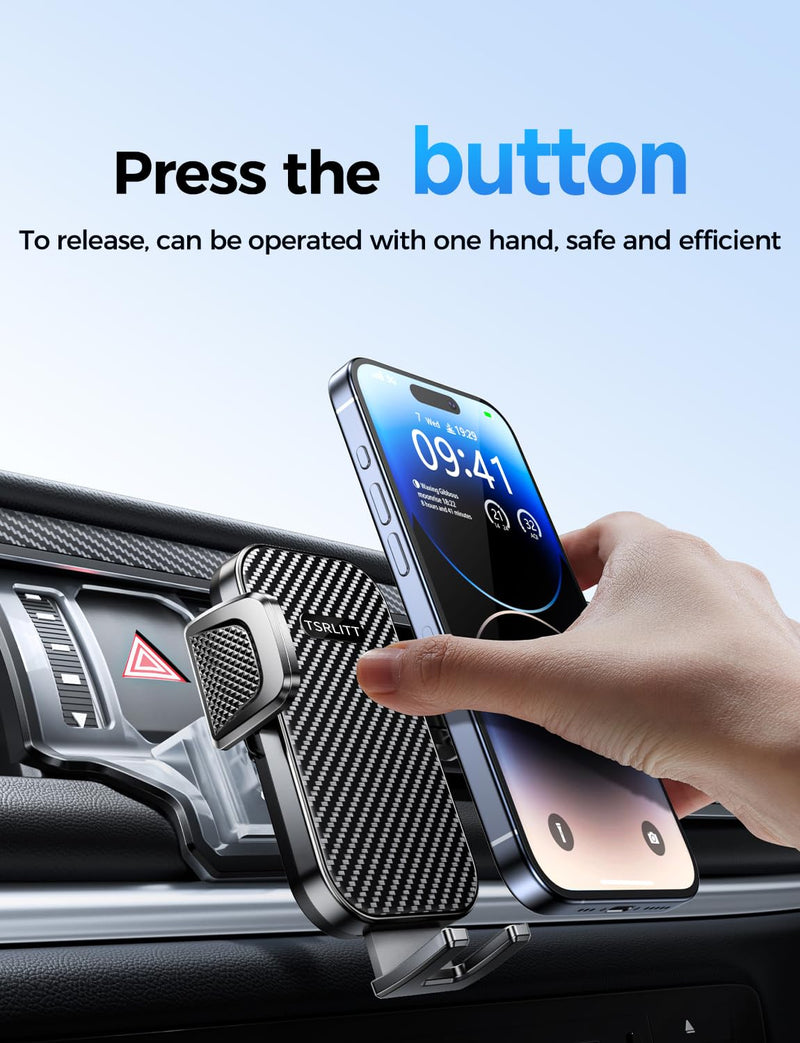 Car Phone Holder for Toyota Tacoma 2016-2022 Accessories,Ultra-Stable Clip with Anti-Shake,360° Rotation Smart Phone Mount